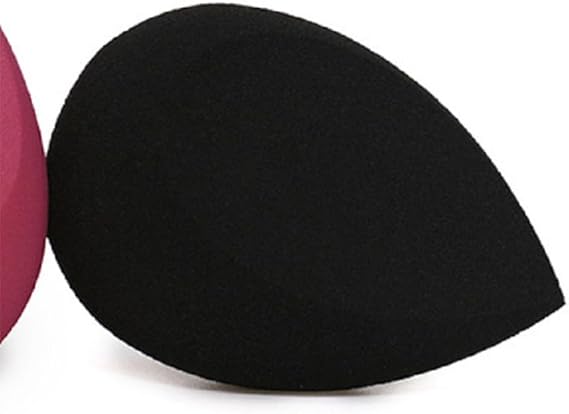 SUPVOX 2pcs Makeup Sponge Set with Heart Shape and Egg Design, Plastic Cosmetic Sponges for Foundation Blending, Distribute Powder Evenly, Quick and Handy to Use for Face Makeup