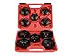 Produktbild 11 PCS Full Size Oil Filter Wrench Set, Cup Type Socket Removal Tool Universal Oil Change Filter Wrench