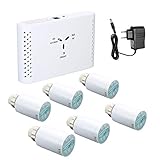 💦【Leistungsstarkes Gateway】 --- Das Gateway verfügt über eine große Verbindungskapazität und kann höchstens 10 Stück SEA801-APP-Thermostat gleichzeitig anschließen und steuern.Fernbedienung --- Mit der intelligenten Tuya-App-Steuerung können Sie jederzeit und überall die Raumtemperatur unabhängig voneinander steuern. Kann auch Sprachsteuerung verwenden, um das Leben intelligenter und bequemer zu machen.
