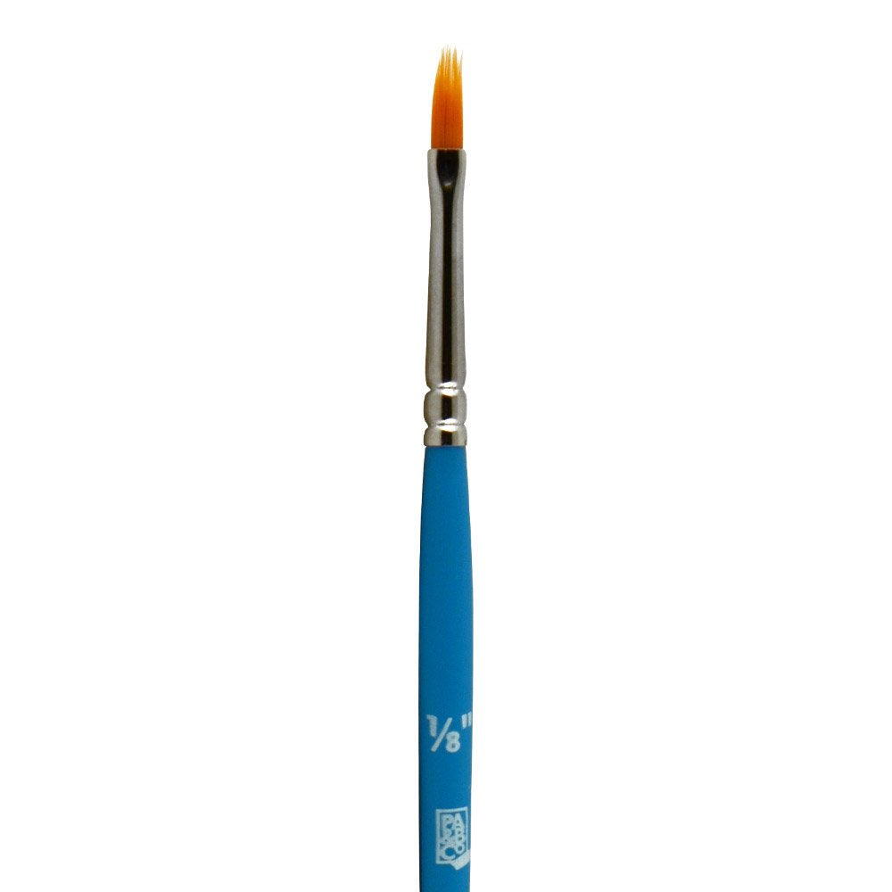 DR Short Filbert G18-10 Pennello Artista | Piatto Corto In Fibra Sintetica | Prodotto UK Per Pittura A Olio E Acrilico | E283018010