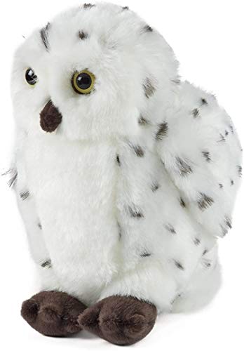 Living Nature Snowy Owl, Realistic Medium Soft Cuddly Bird Toy, 7 Inches #TOP7