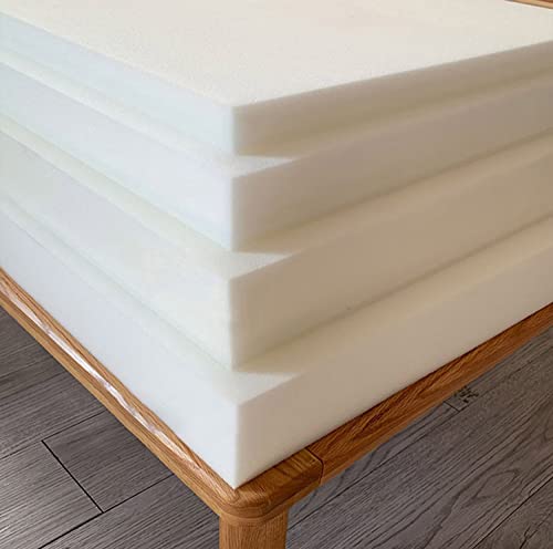 Waigg Kii Ersatz-Schaumstoffkissen für Sofa, Bett, Schaumstoff, Sitzkissen, auf Größe zugeschnitten, hochdichter Polsterschaum für Zuhause, Garten (120 x 40 cm, 5 cm) thumbnail