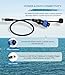 Zymurgoes 1852060 MKR-US2-10 Universal Sonar 2 Adaptor Cable Fits for Lowrance Fish Finder US2 Sonar Transducer for Minn Kota Trolling Motor #29594