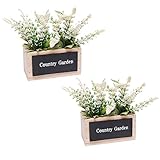 Decoración del hogar: la flor de lavanda siempre está conectada con un estilo romántico y elegante, nuestras flores de lavanda en maceta son el complemento perfecto para tu hogar, cocina, ventana, comedor, baño, oficina, casa de juegos, estantes de pared, mesas, cafeterías, habitaciones de invitados, etc.
