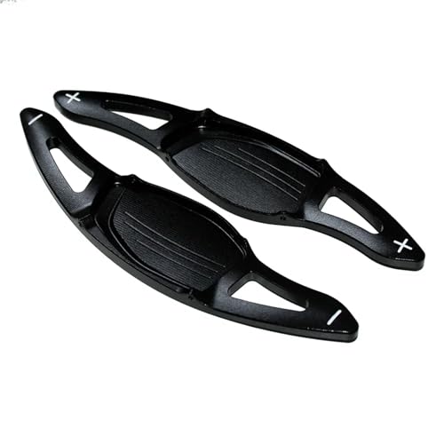 ステアリングホイール ギアシフト パドルエクステンション Audi RS3 RS4 RS5 R8 TT RS Q3 Q8 カーシフター DSG 2個対応(Black)