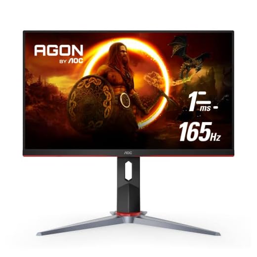 AOC Q27G2S 27" Gaming Monitor, QHD 2K 2560x1440, 165Hz 1ms, G-SYNC Compatible, Height Adjustable, 3-Year Zero-Bright-dot,Black