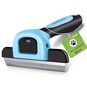 HANK Deshedding Brush for Dogs – New 6mm Blade – Dog Brush for Short Medium Long Hair – Cat Brush – Pet Grooming Brush – Effectively Reduce Shedding (Deshedding Brush – L)