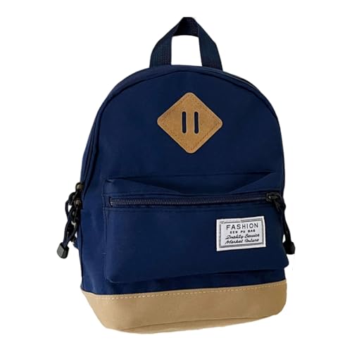 Mochilas para niños de 2 años Elegante mochila infantil para la escuela y actividades al aire libre. Diseño de dibujos animados encantador y versátil. Perfecto para niños y mochilas de 1 año, azul
