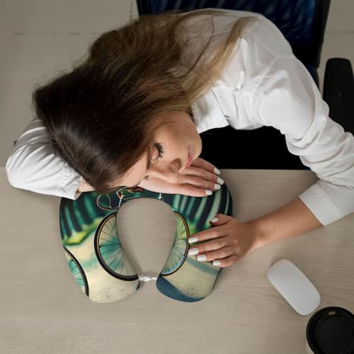 Almohada de Viaje de Espuma viscoelástica Negra miniatura 7