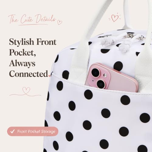 Image of LOVELYWIND Lunch Box for Women Cute Lunch Bags for Women Lunch Tote Bags Reusable Insulated Lunch Box Large Capacity Reusable Insulated Cooler for Work or Travel Gifts or Beach