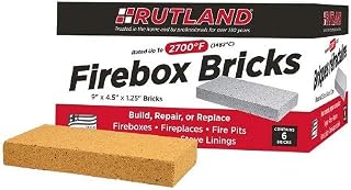 Rutland Products Fire Brick, 6 count, Pack of 1