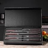 PAUDIN Knife Set, 7-Piece Kitchen Knives Set with High Carbon Stainless Steel, Professional Japanese Knife Set with Pakkawood Handle, Kitchen Knives with Gift Box - Image 8