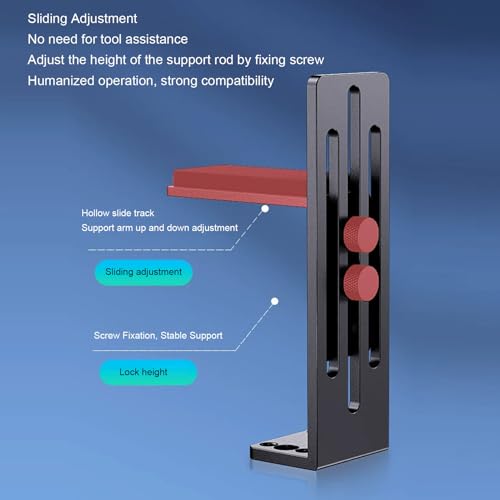 Soporte para tarjeta gráfica ajustable de aluminio miniatura 4