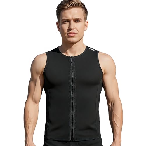 Chaleco de Neopreno para Hombre y Mujer, 3mm con Cierre Frontal, Top para Buceo y Deportes Acuáticos miniatura 1