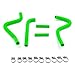 For 1994-2002 Kawasaki KX125 KX250 Silicone Radiator Hose Kit With Clamps Cooling Coolant Pipe Tube Hoses 1995 1996 1997 1998 1999 2000 2001