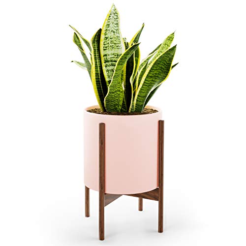 Mid Century Plant Stand With Pot With Dr Buy Online In Faroe Islands At Desertcart