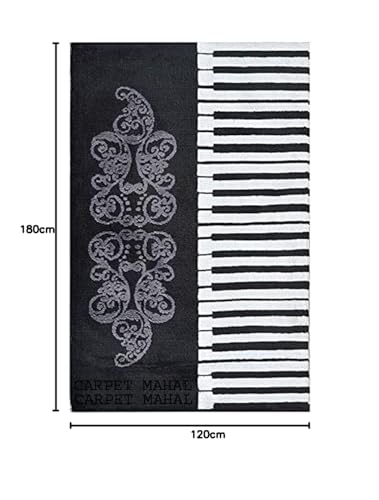 Image of Carpet Mahal Export Quality Tuffted Pure Woollen Carpet for Living Room Bedroom Size 4 x 6 feet (120X180 Cm) Color-Multi