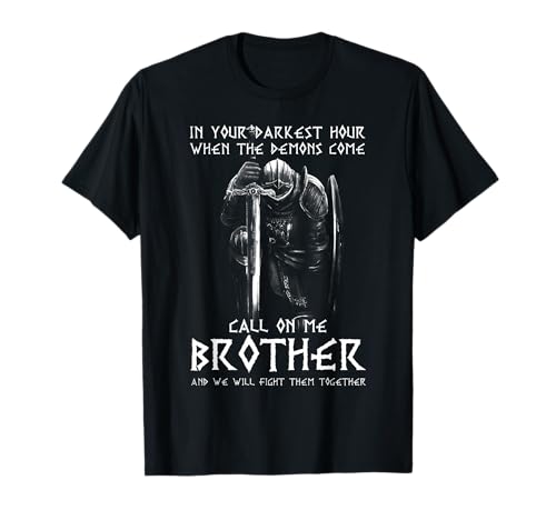 Warrior of God Call On Me Bother Fight Knight Templar T-Shirt