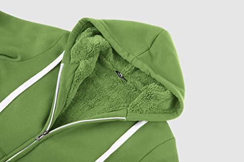 Image of SWISSWELL Hoodies for Women Winter Fleece Sweatshirt - Full Zip Up Thick Sherpa Lined Hooded Jacket