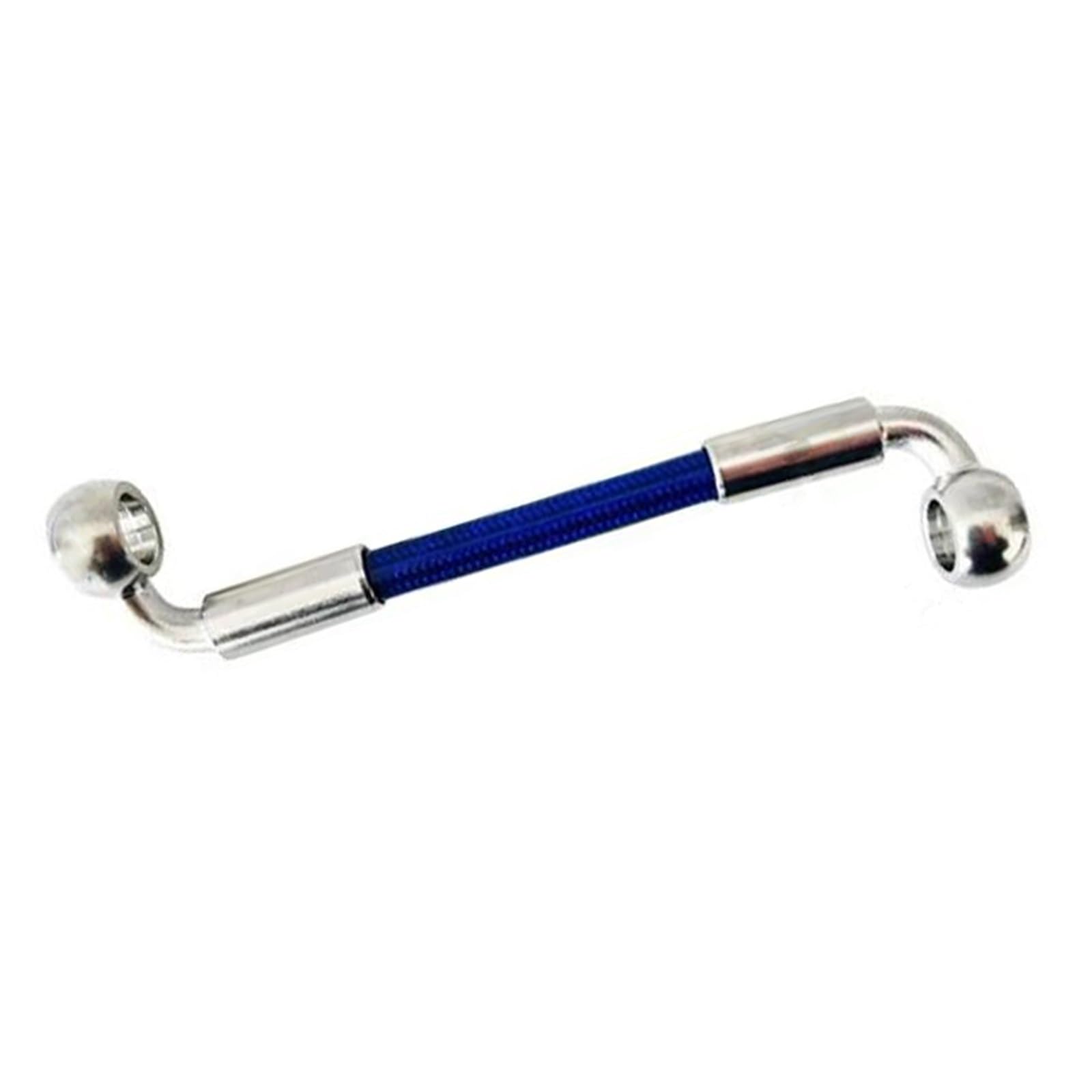 Hydraulic Brake Hose Motorcycle 90-90 Degree Hydraulic Brake Line Stainles Steel Braided Cable Tubing Oil Hose 10mm Banjo(200CM)