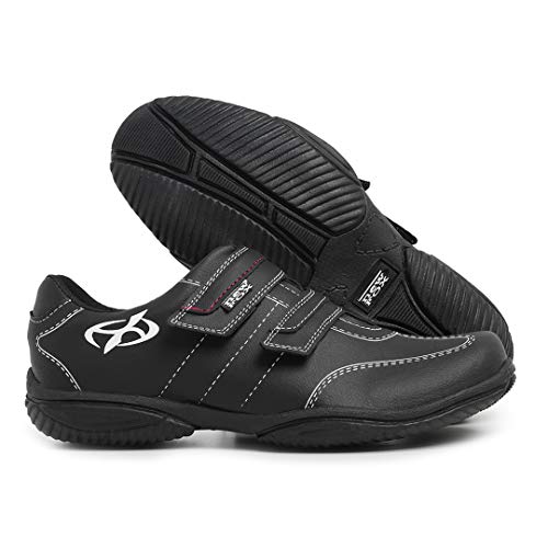 Tenis Sapatilha Ciclismo Masculino e Feminino New Fox Biker Way 2 Cor:Preto;Tamanho:42
