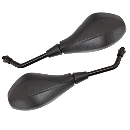 Ryde Classic Universal Motorcycle Mirrors - Black
