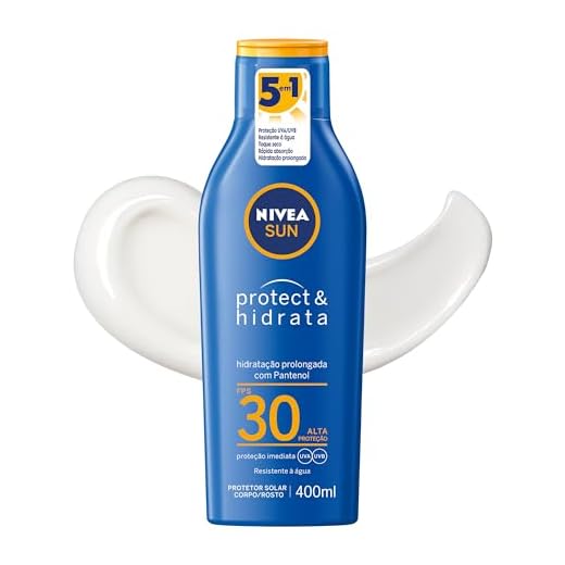 NIVEA SUN Protetor Solar Protect & Hidrata FPS 30 400ml - Com toque seco, rápida absorção e resistente à água, esse protetor solar oferece alta proteção ao sol e promove hidratação à pele