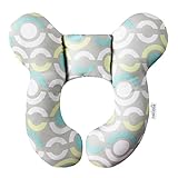 KAKIBLIN Almohada de viaje para bebé para la cabeza y el cuello, almohada para carriola, asiento de...