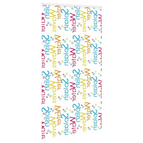 Store de douche imperméable PEVA 140x240 cm peu encombrant