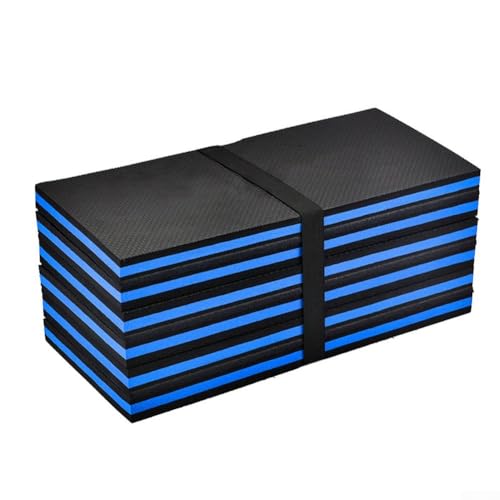 Yhenlovtt Almohadilla grande plegable para maquinaria de espuma EVA, para reparación de automóviles, jardinería y camping, impermeable y portátil con Han(azul)