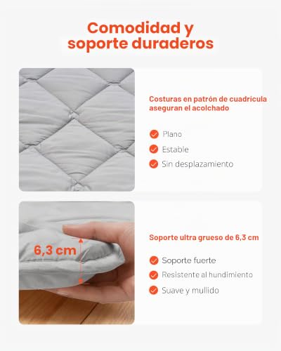 Alfombra tatami para dormir VEVOR que soluciona la falta de espacio 5