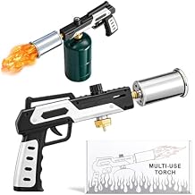 Saker Propane Torch Gun Plus 2026|3272F High Heat Blow Torch with Adjustable Flame&Safety Lock|Professional Torch for Searing Steak,Welding,Campfire,BBQ|Propane Tank Not Included