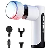 KIGASSENZIO Percussion Massage Gun Deep Tissue, Muscle Massage Gun with Heat and Cool for Whole Body