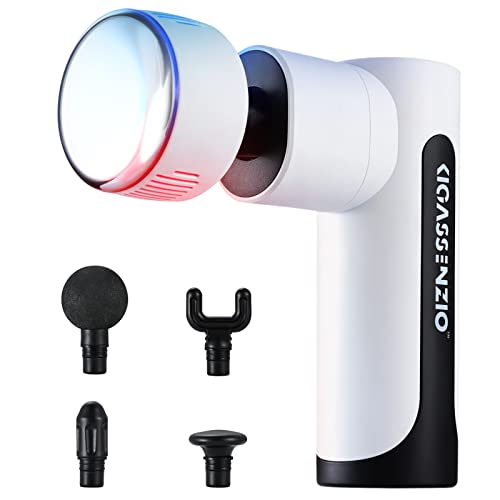 Kigassenzio Percussion Massage Gun Deep Tissue, Muscle Massage Gun With Heat And Cool For Whole Body Back Pain Relief, Powerful Electric Heated Massager Gun #TOP26