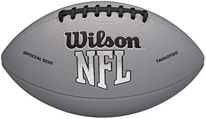WILSON NFL MVP Football - Gray, Junior (Age 9-12)