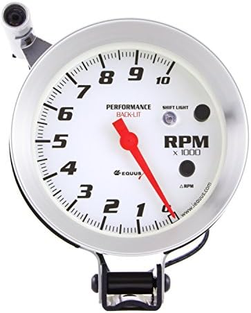 Equus 8080 5" Shift Light Tachometer, 10K / DIS