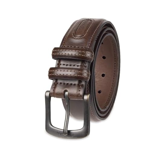 Columbia Men's Double Loop Belt-Casual Dress with Single Prong Buckle for Jeans, Khakis