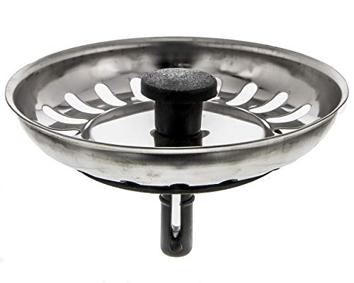 Remle - Tapón fregadero Teka 80mm - Con Rejilla - Inoxidable