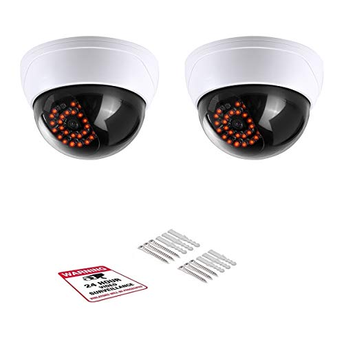 INKECI Simulated Surveillance Cameras, Dummy Security Camera, Fake Cameras CCTV ...