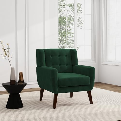 Luxury Accent Chair Velvet Upholstered