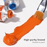 Paul Rubens Oil Paint Set, 24 Colours x 20 ml Tubes Oil Paints for Artists, Rich Pigment & Creamy Texture, with Excellent Durability & Coverage, Suitable for Artists & Beginners - Image 9