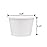 Belinlen 50 SET 8 OZ Disposable White Ice Cream Cups with Lids Medium Hot and Cold To Go Cups Paper Cup Takeout Food Container