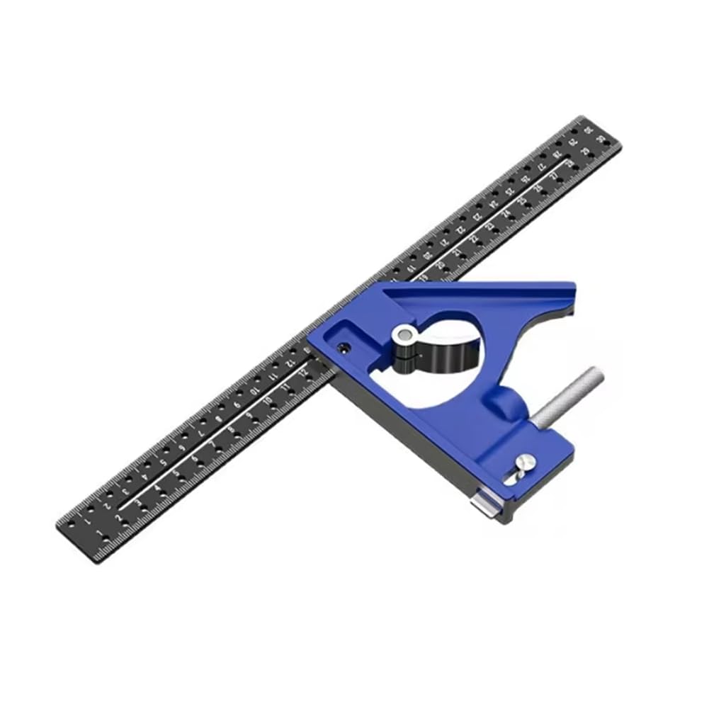 Aundhegrtt As Shown Woodworking For Precise 45/90 Degree Right Angle Ruler Multi-Functional Diy Tool
