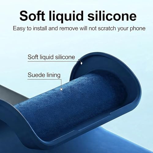 Image of Kapa Matte Protective Lens Flexible Back Cover for Redmi Note 15 Pro 5G | Slim Silicone with Soft Lining Shockproof Full Body Bumper Case (Blue)