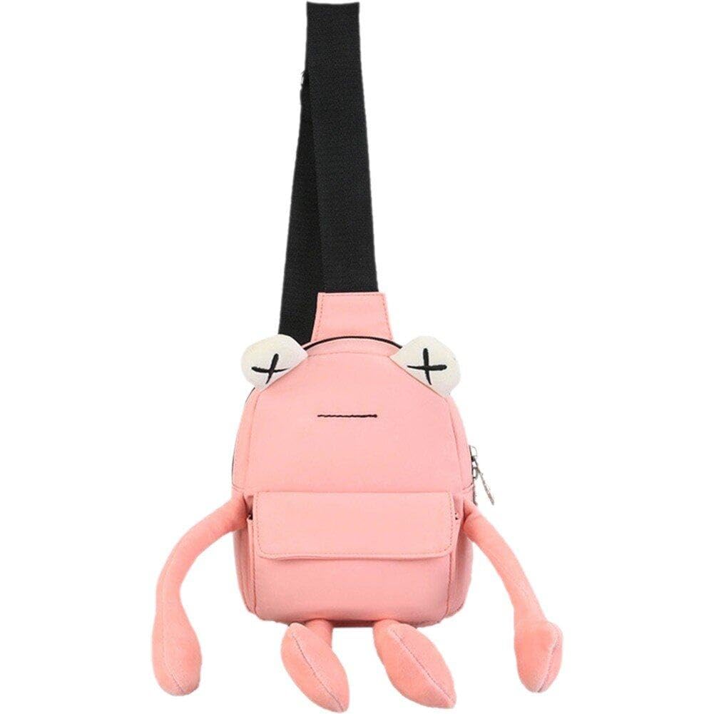 Sac de poitrine grenouille pour femmes et hommes, sacoche à bandoulière décontractée