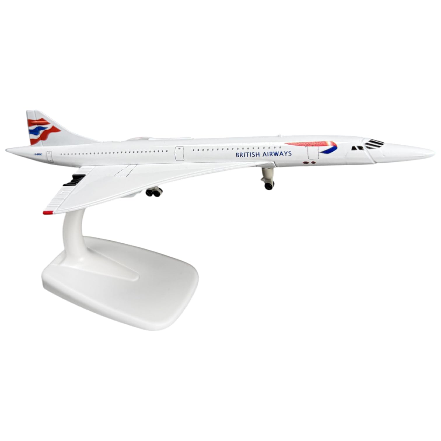 British Airways Concorde Diecast Metal Aircraft Model Plane Gift - 1/400 Scale