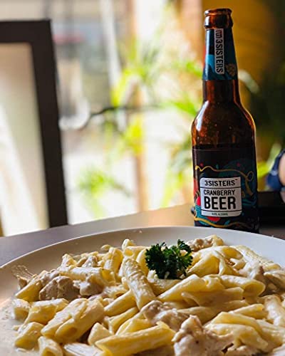 Image of 3Sisters Non Alcoholic Beer - Cranberry Flavor - (Pack of 6 Bottles x 330ml each)