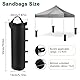 Hopton 4er Set Pavillon Sandsäcke, dick Pavillon Gewichte, 800D Oxford Verstärktes Gewichte für Pavillon, Sandsäcke zum Befüllen Beschweren, Sandsack Beschwerung für Pavillon Zelt Garten