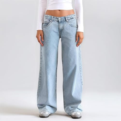 Jean large Y2K extensible et confortable à coupe ample boyfriend - 2