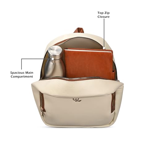 Image of Lavie Signature Women's Colourblock Conway Fashion Backpack for Women | Fashion Backpack for Work | Ladies purse | Stylish Shoulder Bag | Gift For Women